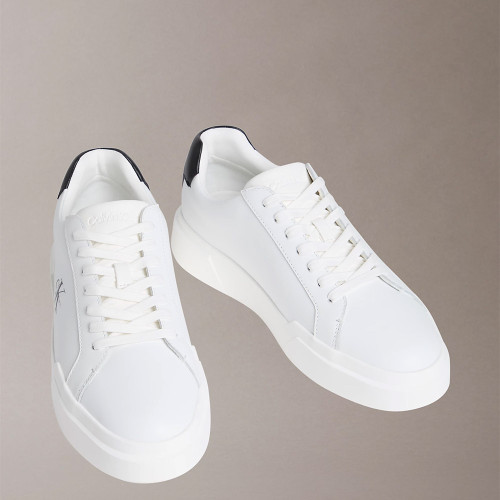 Calvin Klein Leather Durable Traction NYC Trainers